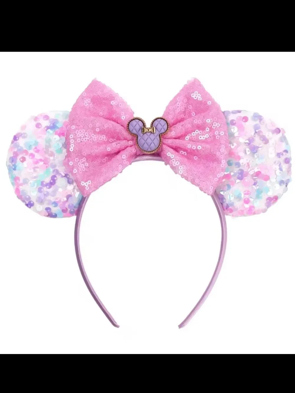 Disney Pink Purple Minnie Mouse Ears